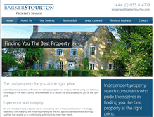 Tablet Screenshot of barkerstourtonpropertysearch.com